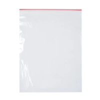 Пакет Zip Lock 18х25см С красной полосой, 100шт