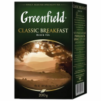 Чай Greenfield Classic Breakfast (Классик Брекфаст), черный, листовой, 200 г