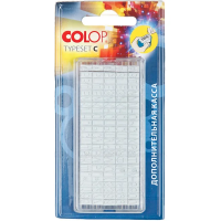 Касса русских букв и цифр Colop 92 символа, 6.5мм, Type Set C