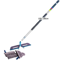 Швабра Vileda Professional СВЕП Про, моп Дуо МикроТек 50см, телескопическая ручка 100-180см