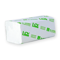 Бумажные полотенца Lime Premium 2 слоя, V-сложение, 200лист, белые, 220200ПК-Ц