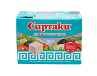Сыр Сиртаки Classic рассольный для греческого салата, 35%, 200г