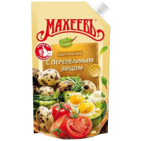Майонез Махеевъ С перепелиным яйцом, 380г, 67%
