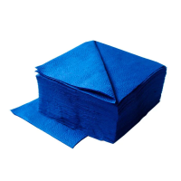 Салфетки бумажные Lime 24х24см, 400шт, 1 слой, темно-синие, К410500