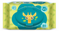 Фито-салфетки влажные детские Lovular, 80шт