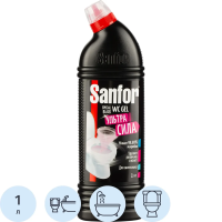 Чистящее средство для сантехники Sanfor Special Black 1л