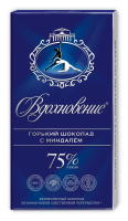 Шоколад Вдохновение горький с миндалем 75% какао, 90г