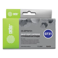 Картридж струйный Cactus CS-EPT0731 №731, 11мл, черный