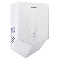 Сушилка для рук ВЫСОКОСКОРОСТНАЯ SONNEN K2022B, 1300 Вт, 150 м/с, IPX1, 72 дБ, белая, пластиковый корпус, 607192