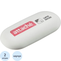 Ластик Attache овальный, 2шт/уп
