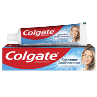 Зубная паста Colgate Бережное отбеливание, с фтором и кальцием, 100мл