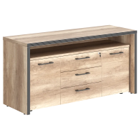 Тумба с фригобаром TTF-3D.1A Дуб Каньон 1640х550х800 TORR