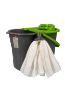 Комплект для уборки пола York Mop Set ведро 10л, веревочная швабра