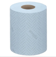 Бумажные полотенца рулонные с ц.вытяжкой Kimberly-Clark WypAll L10 6220 106,4м, 1 слой, синие, 280шт