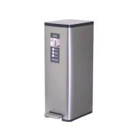 Мусорное ведро с педалью Eko 30л, металлик, EK8248 MMT-30L