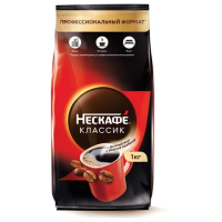 Кофе растворимый Nescafe Classic, 1кг, пакет