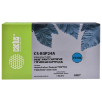 Картридж струйный CACTUS (CS-B3P24A) для HP DesignJet T920/T1500/T2530, серый, 130 мл