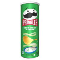 Чипсы Pringles картофельные Сметана и лук, 165г