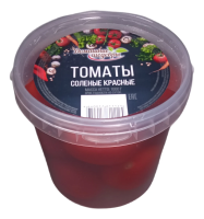 Томаты соленые ТМ Домашние шедевры красные, 1кг
