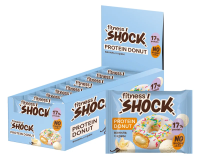 Пирожное протеиновое Fitness Shock Донат с ванилью и кремом, 70г x 9 шт