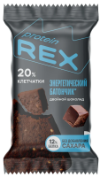 Батончик ProteinRex двойной шоколад без сахара, 50г