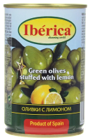Оливки Iberica с лимоном, 300г