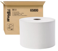 Протирочные салфетки Kimberly-Clark Wypall Х50 Genral Clean, 800 листов, 25*25см, белые, 65800