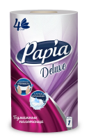 Бумажные полотенца Papia Delux 4-слойные 1 рулон