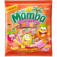 Конфеты жевательные Mamba Фантастик микс, 150г