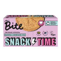 Крекеры Take a Bite овсяные Ваниль-семена чиа без сахара без глютена, 125г