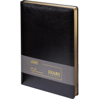 Ежедневник недатированный ATTACHE Gold А4, 160л, черный