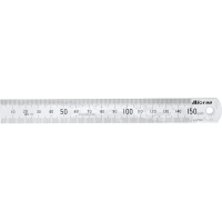 Линейка  измерительная 150х19 мм металлическая Micron 42158