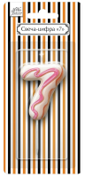 Свеча-цифра Fiolento Friendly Birthday 7
