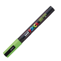 Маркер акриловый Uni Posca PC-3M зеленое яблоко, 0.9 - 1.3 мм, круглый