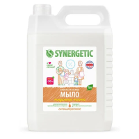 Мыло жидкое Synergetic Миндальное молочко канистра 5л, канистра  гипоаллергенное, биоразлагаемое