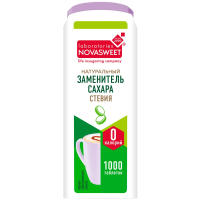 Сахарозаменитель Novasweet стевия 1000 таблеток, 60г