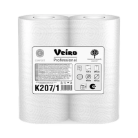 Бумажные полотенца Veiro Professional Comfort 2 слоя, 2 рулона, 12.5м, белые, 207 К/1