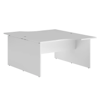 Стол на 2 рабочих места Skyland Xten X2CET 149.1, двойной, эргономичный, белый, 1400х1806х750мм