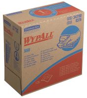 Протирочные салфетки Kimberly-Clark WypAll Х60, 126шт, 42,6х23,1см, белые, 8376