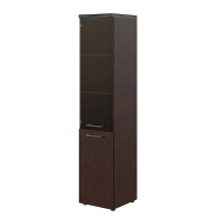 Шкаф-колонка высокий Skyland Torr THC 42.2, венге магия, 430х452х1968мм, комбинированный, правый, с топом