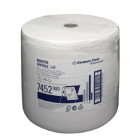 Протирочные салфетки Kimberly-Clark WypAll L40 высокая впитываемость, 750 листов, 34х32см, белые, 7452