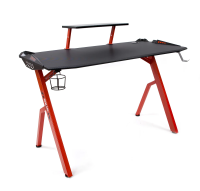 Стол компьютерный игровой CTG-001 Черный/Красный 1200х600х750