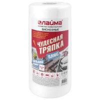 Салфетка рулонная Laima Чудесная тряпка 25х30см, вискоза, 125шт/уп, в рулоне