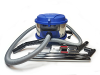 Пылесос промышленный T-Company T-vac V-10 1000Вт, для сухой уборки, синий