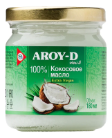 Масло кокосовое Aroy-D Extra Virgin нерафинированное, 180мл