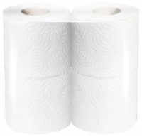 Туалетная бумага Vclean 2 слоя, 4 рулона, 22 м, белая