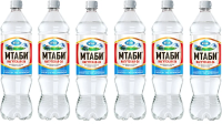 Вода Мтаби Нагутская-26 минеральная лечебно-столовая газированная, 1.25л x 6 шт