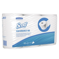 Туалетная бумага Kimberly-Clark Scott 2 слоя, 6 рулонов, 72 м, белая,  8517
