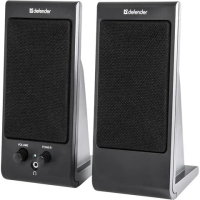 Колонки компьютерные Defender SPK-165/170, 2х2Вт, черные, 2.0