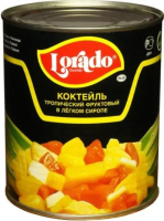 Коктейль фруктовый Lorado Тропический, 850г